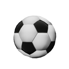 Fototapeta premium soccer ball isolated on white background