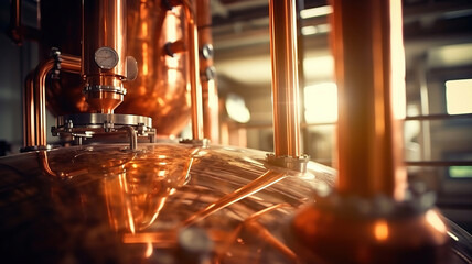 Industrial equipment for brandy production