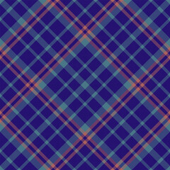 Seamless vector textile of check plaid pattern with a tartan background fabric texture.