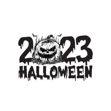 2023 halloween  svg T shirt design