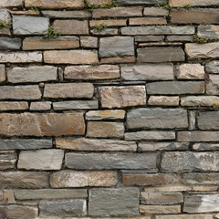 Mur maçonné en pierre