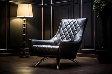 contemporary modern chair - luxurious product photo created using generative AI tools