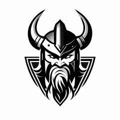 viking logo, warrior