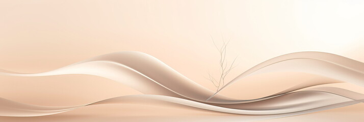abstract gentle light beige background with a serene, calming vibe.