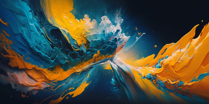 mindfulness abstract painting concept art