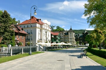Krynica-Zdrój, uzdrowisko, miasto, Małopolska, architektura, Polska, podróż, turystyczne, 