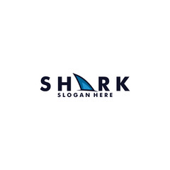 Shark logo vector, Fish Shark Vector logo template
