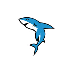 Shark logo vector, Fish Shark Vector logo template