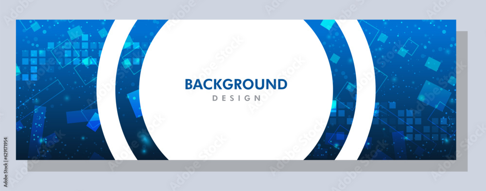 Canvas Prints abstract banner design. vector shape background. modern graphic template banner pattern for social m