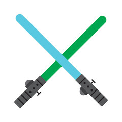 Naklejka premium lightsaber icon