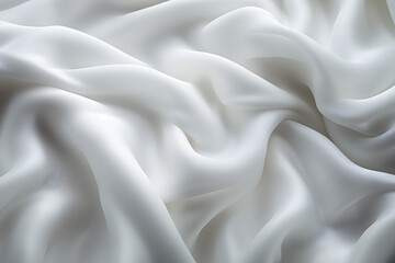 Obraz premium Soft wthite velvet textile background created with Generative AI technology