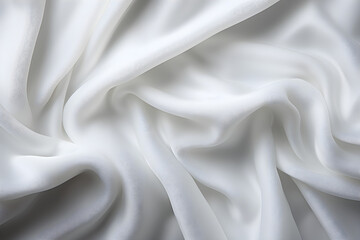 Obraz premium Soft wthite velvet textile background created with Generative AI technology