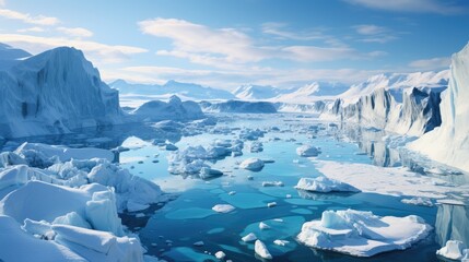Melting Ice in Ilulissat Icefjord