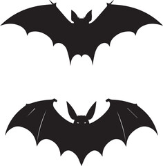 halloween bat and bats