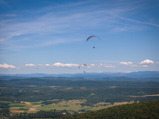 Mont Myon Paragliding drone pictures in France
