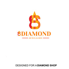 Diamond abstract logo design