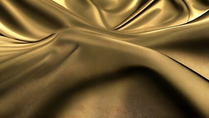 Silk - Golden Pattern - Generative AI 
