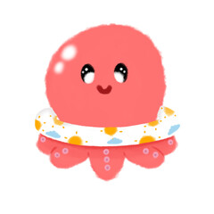 cartoon squid illustration