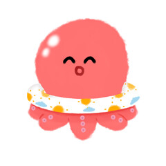 cartoon squid illustration