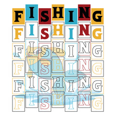 Fishing T-Shirt Design With Illustration