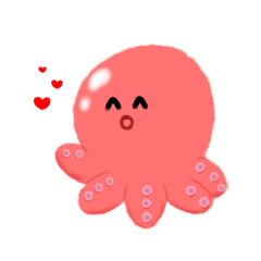 cartoon squid illustration