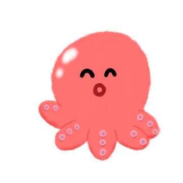 cartoon squid illustration