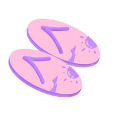 illustration of a pair of flops