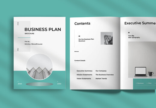 Business Plan Brochure Template