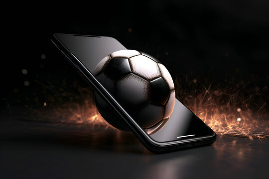 Ball with a smartphone, online football 12