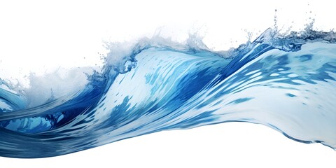 Sea wave floating background. Waves sea wallpaper hyperrealistic compositions created with Generative AI technology