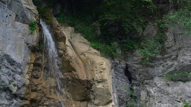 Waterfall Sastavac, Vlasic Mountain, Bosnia and Herzegovina - (4K)