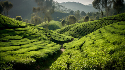 Beautiful farming fields