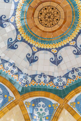 Obraz premium Hospital Sant Pau Barcelona old beautiful building