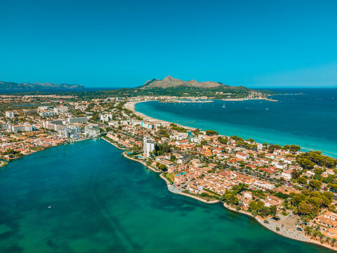 Platja de Muro, Mallorca, Spain - Drone Aerial Photo