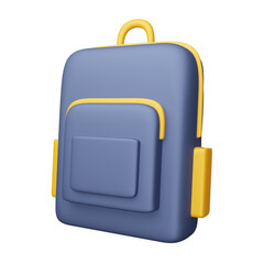 backpack 3d illustration
