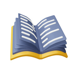 Book 3d illustration