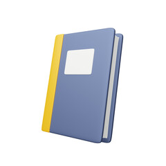 Book 3d illustration