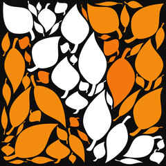 seamless pattern with leaves