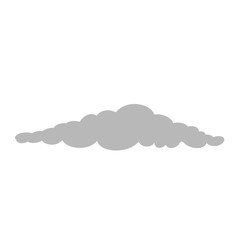 Cartoon overcast cloud vector. vector illustration