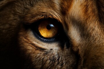 Close-up of a cheetah's eye in the wild