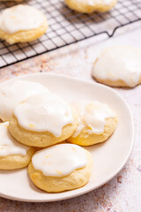 Luscious Lemon Ricotta Cookies: Soft and Chewy Italian Treats Infused with Zesty Citrus Flavors, Topped with Lemon Glaze - A Perfectly Sweet Dessert Delight