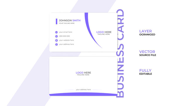 RGB Vector Business Card Design