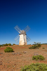 Windmill (Le Moulin de Redounel), La Couvertoirade in Larzac, Aveyron, France