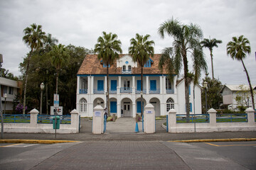 Historical museum in Joinville Santa Catarina Brazil cloudy day urban historic landmarks colonization