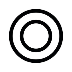 Illustration vector graphic icon of Ring. Outline Style Icon. Shape Themed Icon. Vector illustration isolated on white background. Perfect for website or application design.