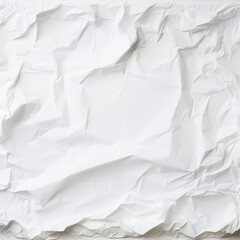 Obraz premium Paper which is crumpled white background screen