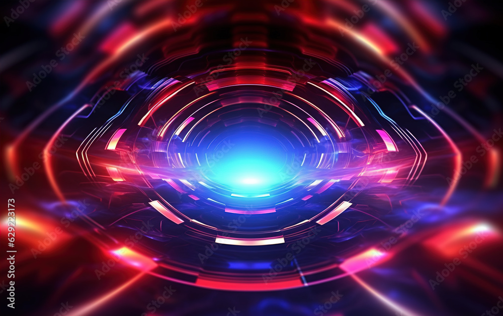 Canvas Prints abstract colorful light background,created with generative ai tecnology.