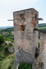 Castle of Csesznek in Hungary