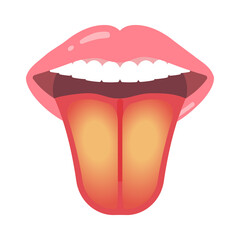 口内炎のある舌