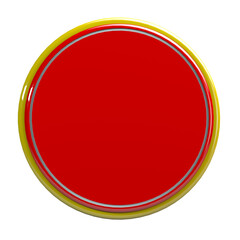 3d glossy label badge Banner Blank Text Box Templates. Plastic Render Buttons Collection for Web and Apps. Vector Illustration